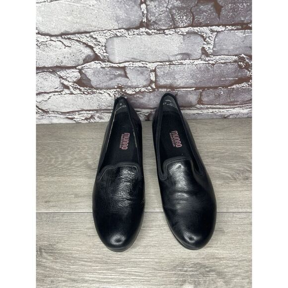 MUNRO American Black Patent Loafers Shoes Women’s 8M US/39EU - Picture 2 of 16